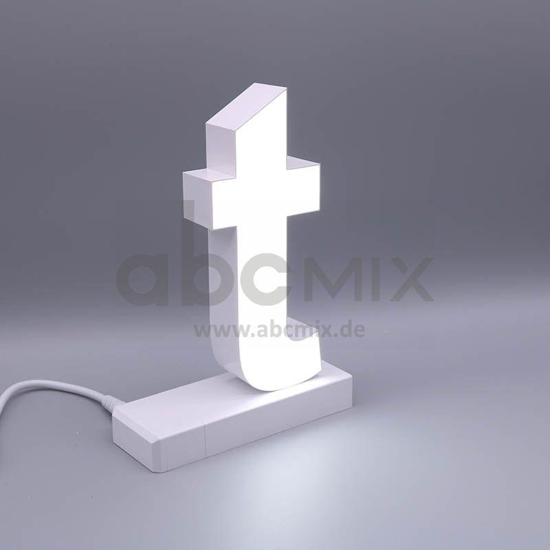 LED Buchstabe Click t für 175mm Arial 6500K weiß