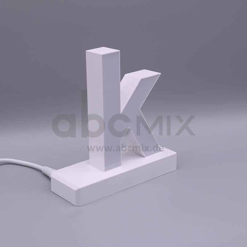 LED Buchstabe Click k für 125mm Arial 6500K weiß