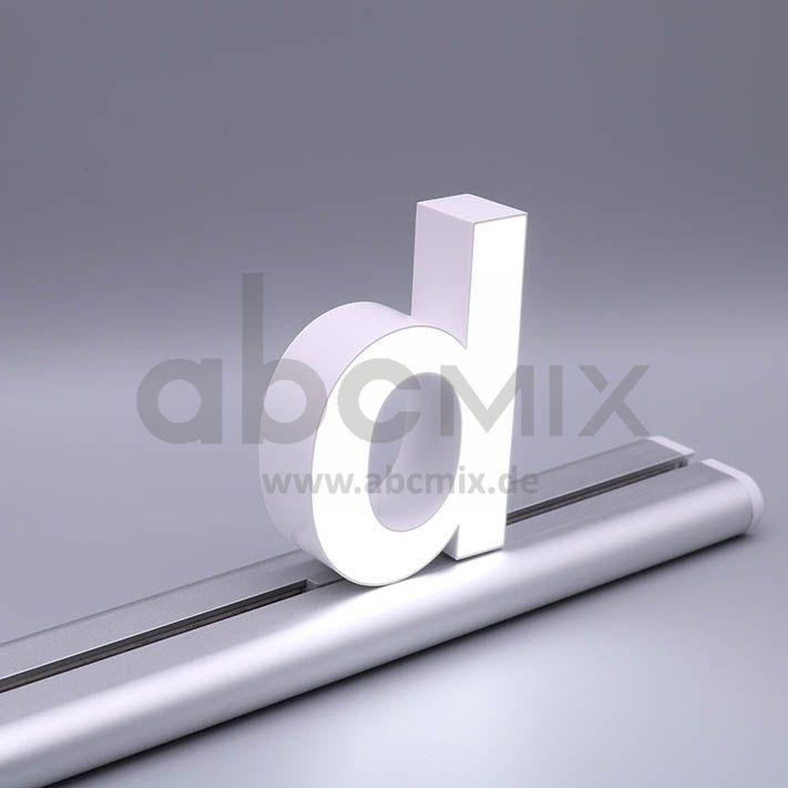 LED Buchstabe Slide d für 100mm Arial 6500K weiß
