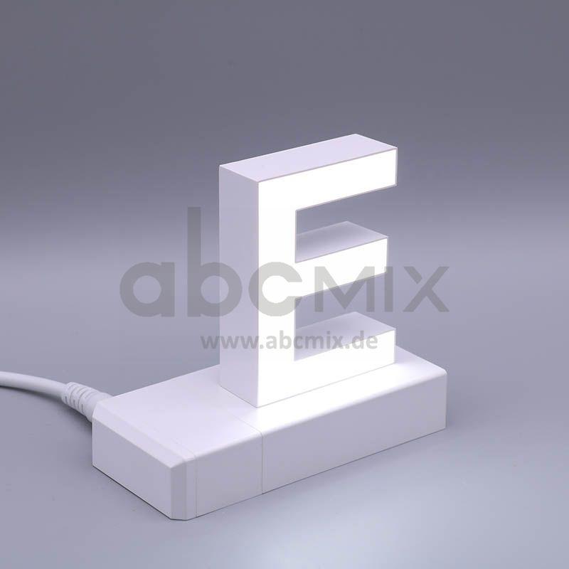 LED Buchstabe Click E 75mm Arial 6500K weiß