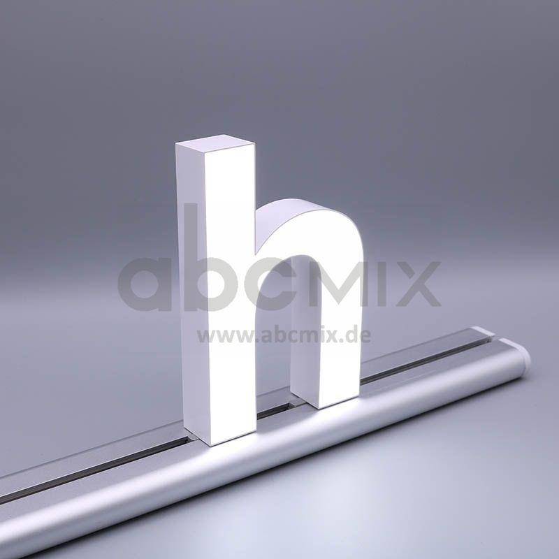 LED Buchstabe Slide h für 150mm Arial 6500K weiß