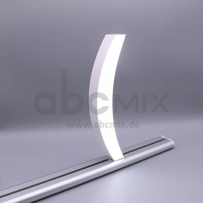 LED Buchstabe Slide ( runde Klammer auf für 200mm Arial 6500K weiß