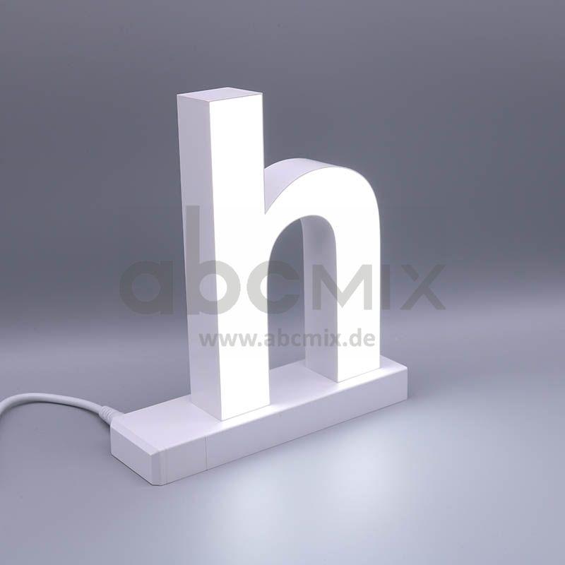 LED Buchstabe Click h für 175mm Arial 6500K weiß