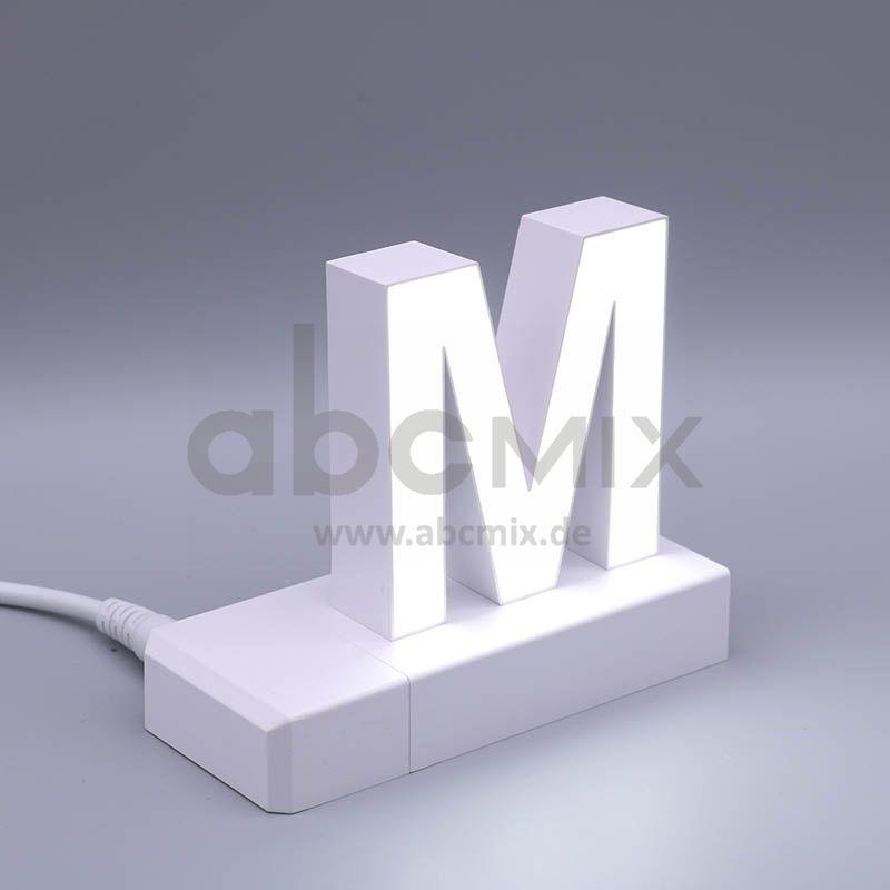 LED Buchstabe Click M 75mm Arial 6500K weiß