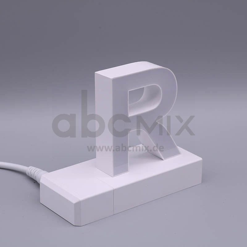 LED Buchstabe Click R 75mm Arial 6500K weiß
