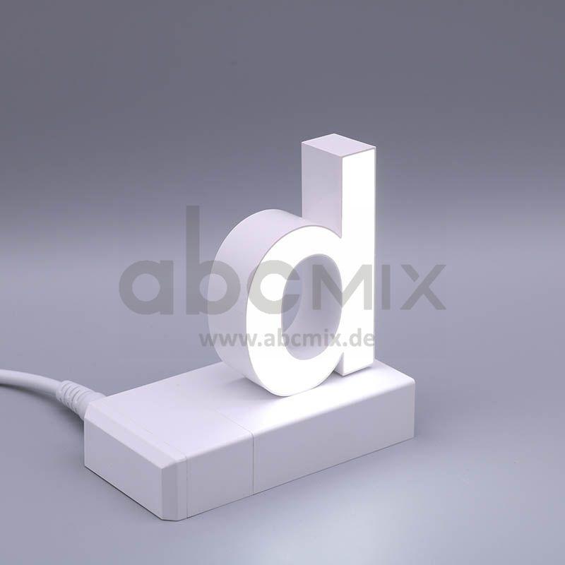 LED Buchstabe Click d für 75mm Arial 6500K weiß