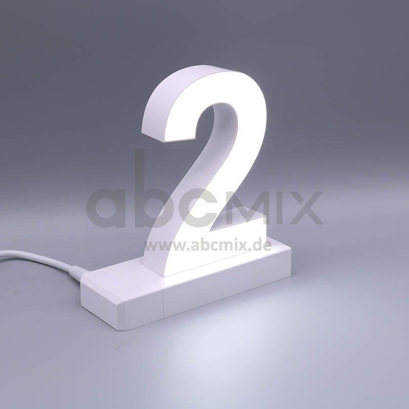 LED Buchstabe Click 2 für 125mm Arial 6500K weiß
