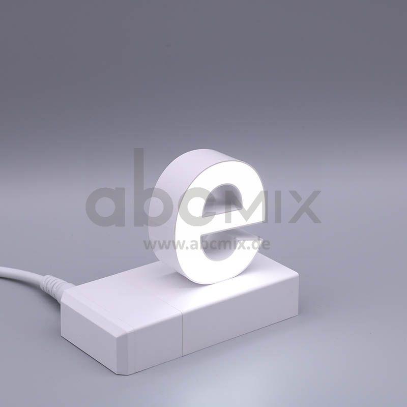 LED Buchstabe Click e für 75mm Arial 6500K weiß