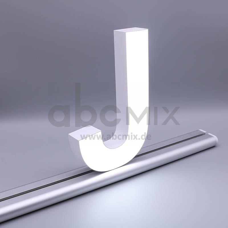 LED Buchstabe Slide J 200mm Arial 6500K weiß