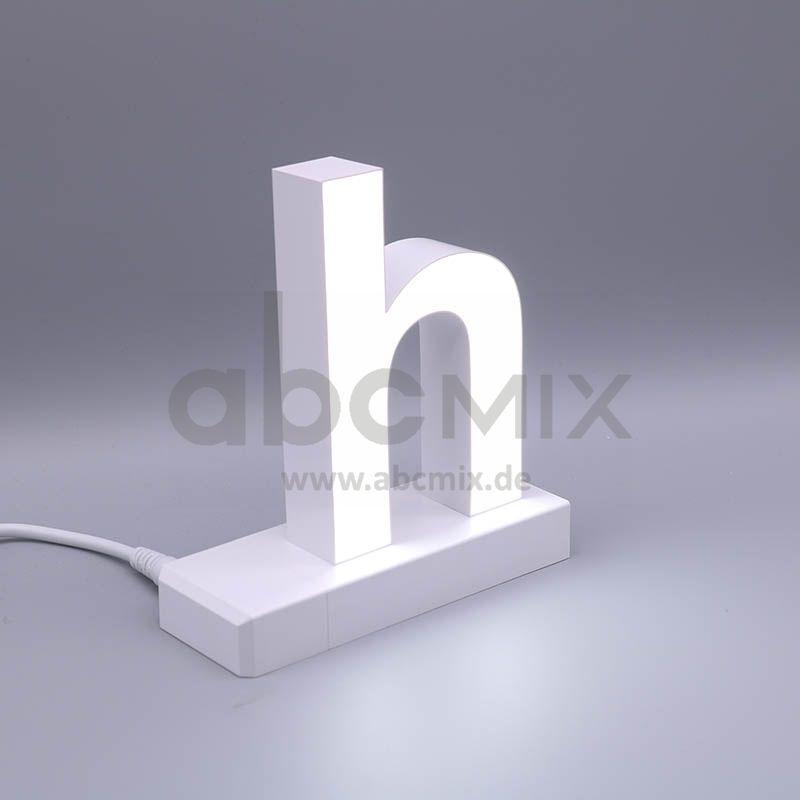 LED Buchstabe Click h für 125mm Arial 6500K weiß