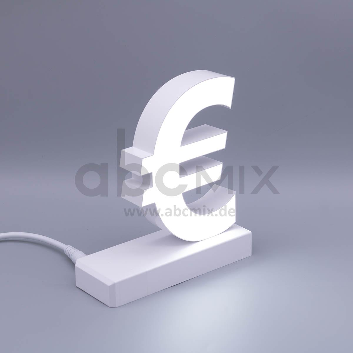 LED Buchstabe Click ' Euro für 125mm Arial 6500K weiß