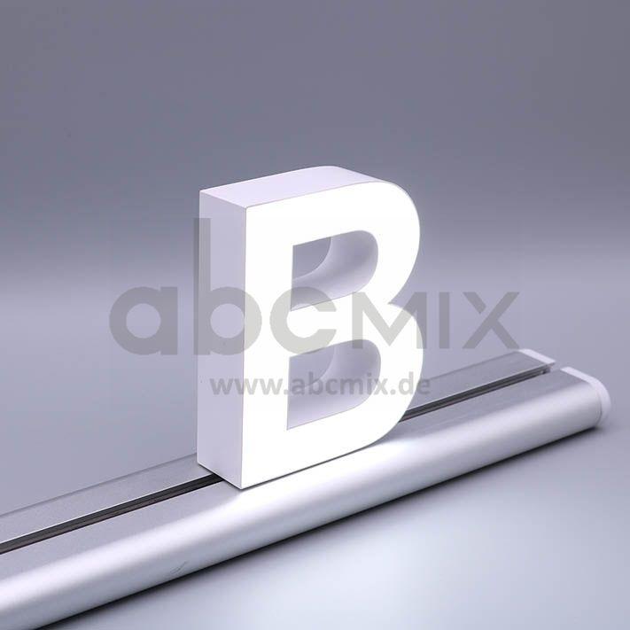 LED Buchstabe Slide B 100mm Arial 6500K weiß