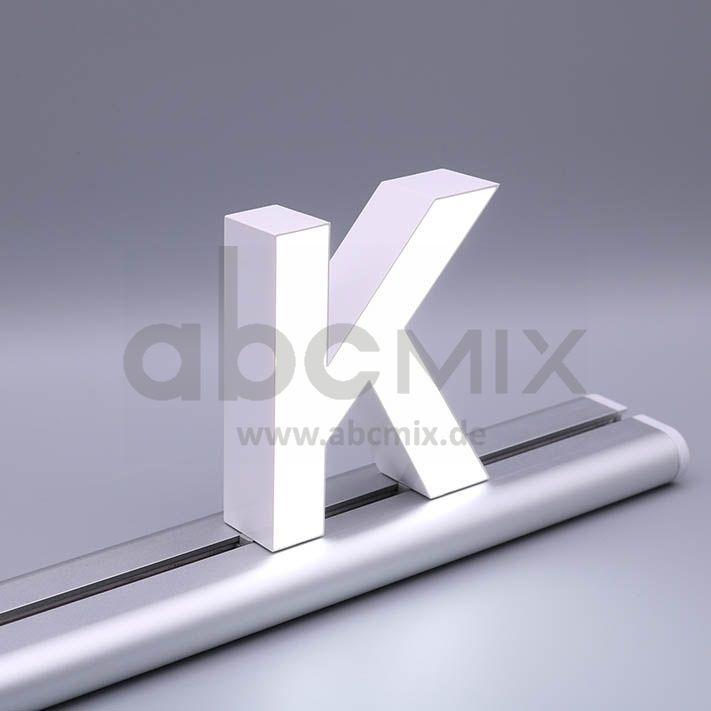 LED Buchstabe Slide K 100mm Arial 6500K weiß