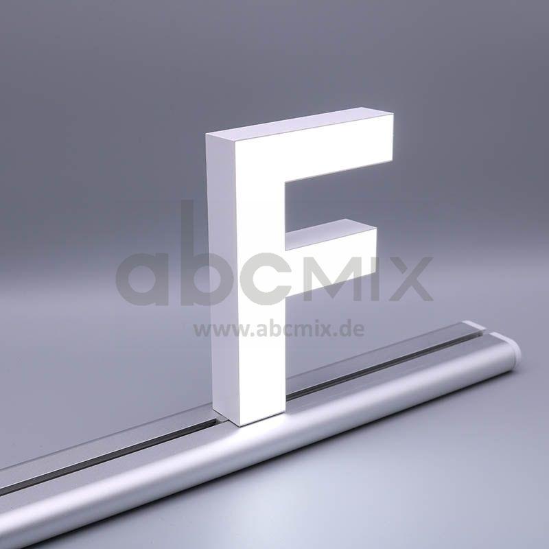 LED Buchstabe Slide F 150mm Arial 6500K weiß