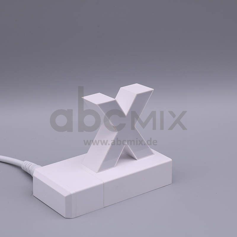 LED Buchstabe Click x für 75mm Arial 6500K weiß