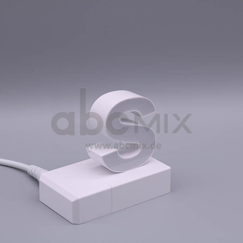 LED Buchstabe Click s für 75mm Arial 6500K weiß