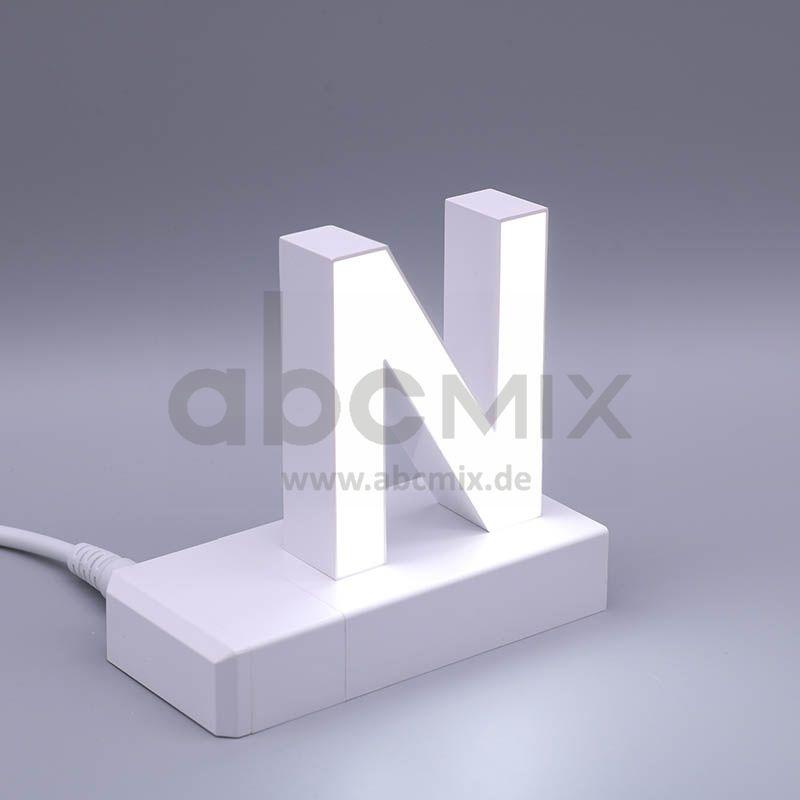 LED Buchstabe Click N 75mm Arial 6500K weiß