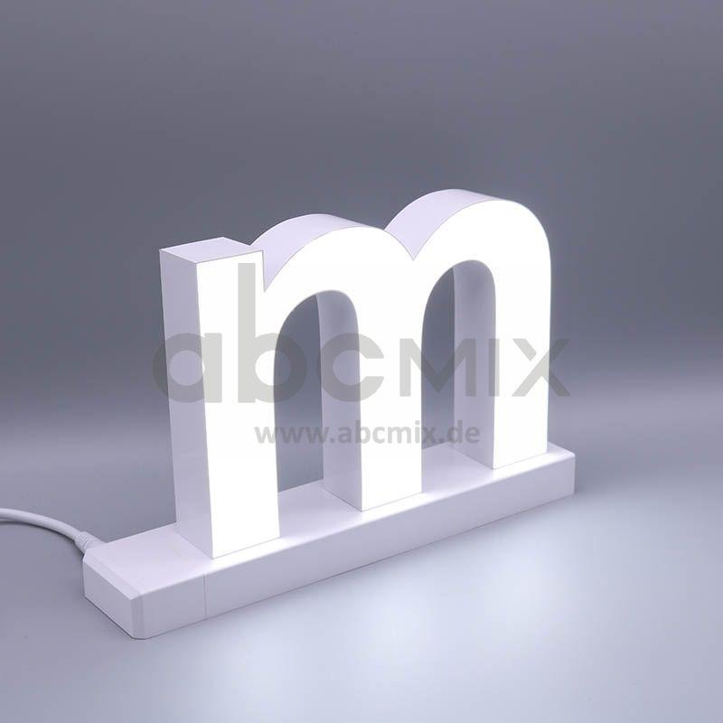LED Buchstabe Click m für 175mm Arial 6500K weiß