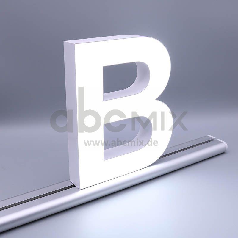 LED Buchstabe Slide B 200mm Arial 6500K weiß