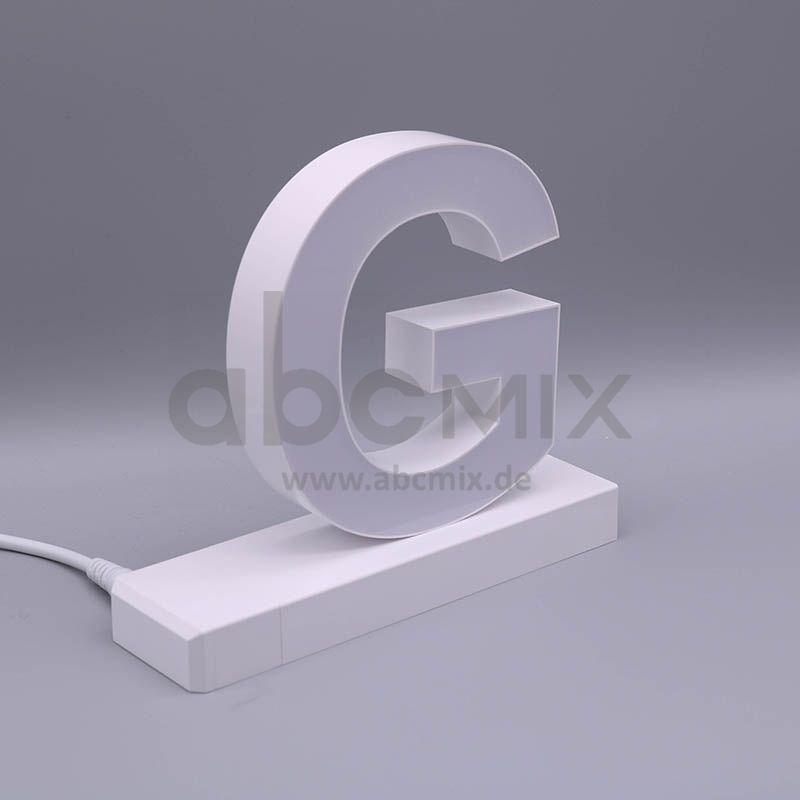 LED Buchstabe Click G 125mm Arial 6500K weiß