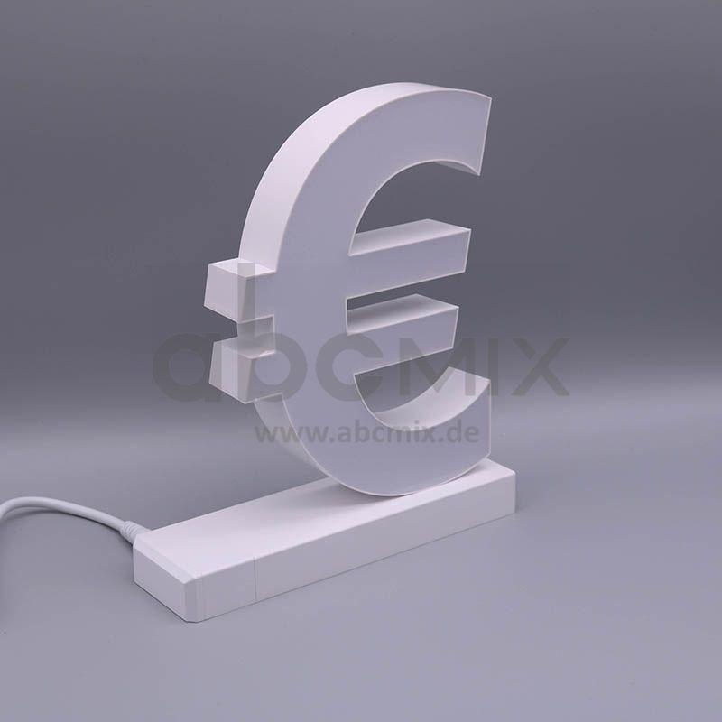 LED Buchstabe Click ' Euro-Währungszeichen für 175mm Arial 6500K weiß