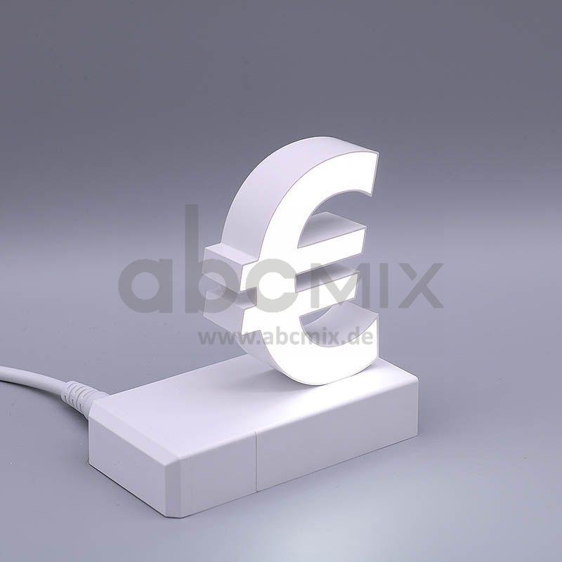 LED Buchstabe Click ' Euro-Währungszeichen für 75mm Arial 6500K weiß