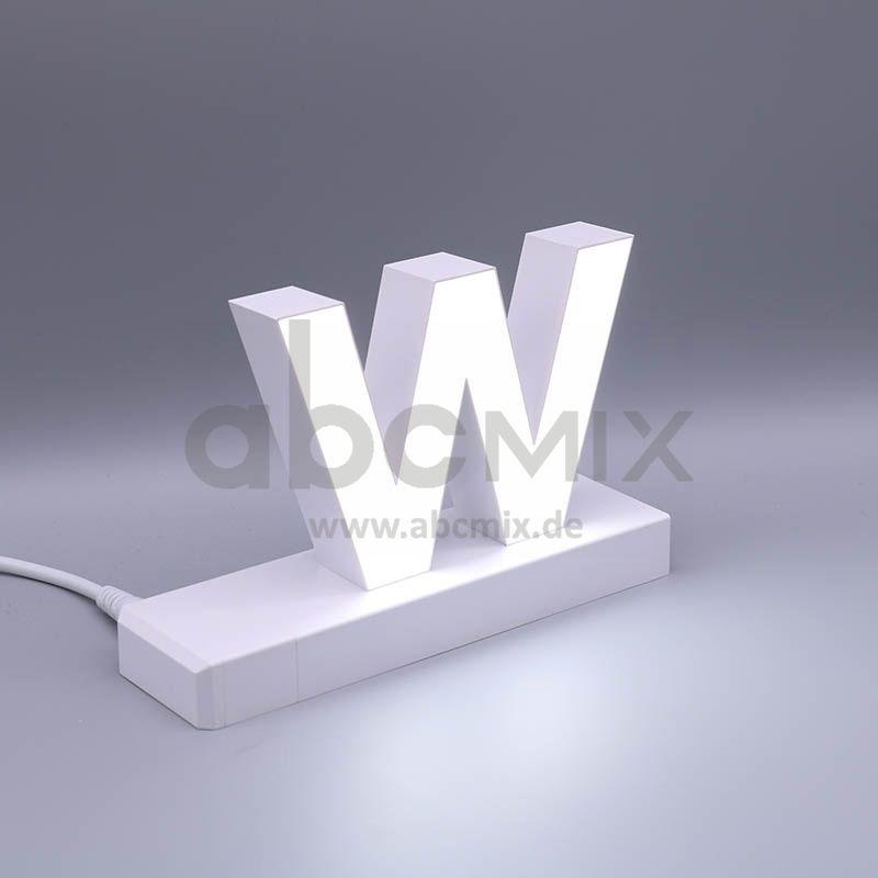 LED Buchstabe Click w für 125mm Arial 6500K weiß