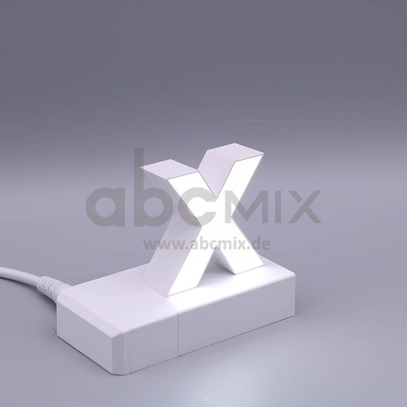 LED Buchstabe Click x für 75mm Arial 6500K weiß