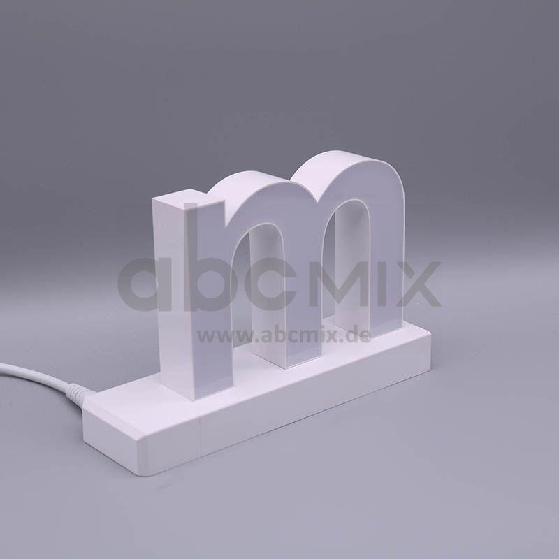 LED Buchstabe Click m für 125mm Arial 6500K weiß