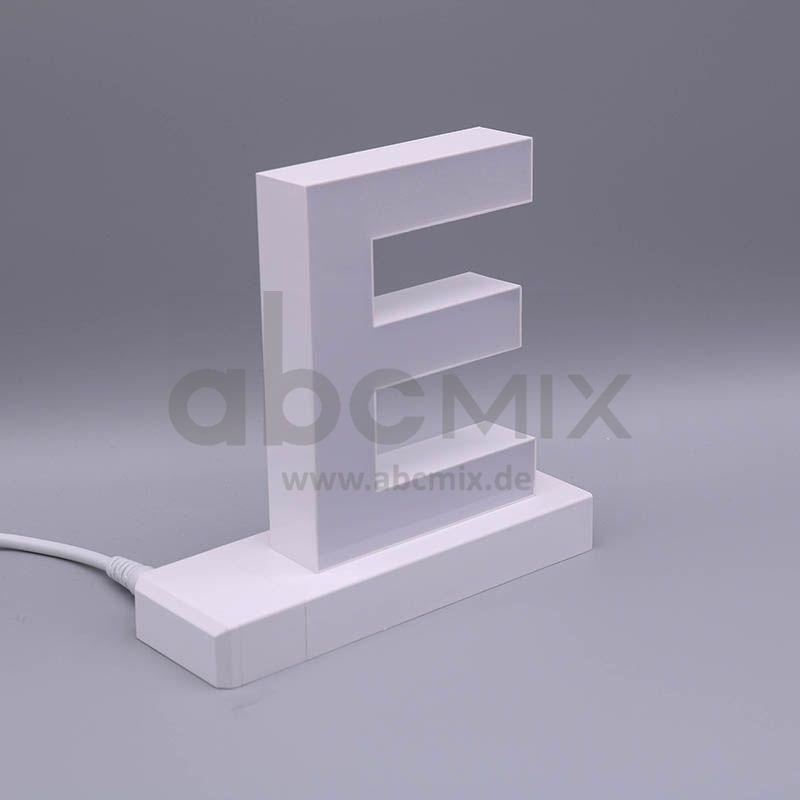 LED Buchstabe Click E 125mm Arial 6500K weiß