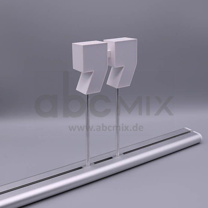 LED Buchstabe Slide Anführungszeichen " für 200mm Arial 6500K weiß