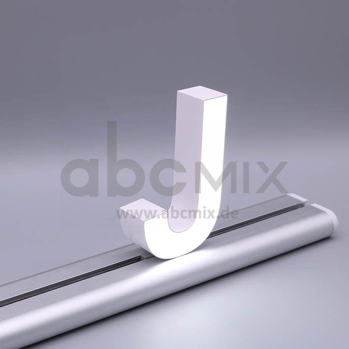 LED Buchstabe Slide J 100mm Arial 6500K weiß