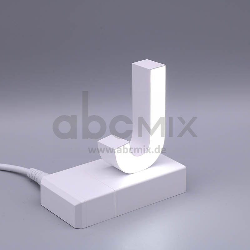 LED Buchstabe Click J 75mm Arial 6500K weiß