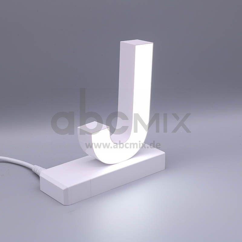 LED Buchstabe Click J 125mm Arial 6500K weiß